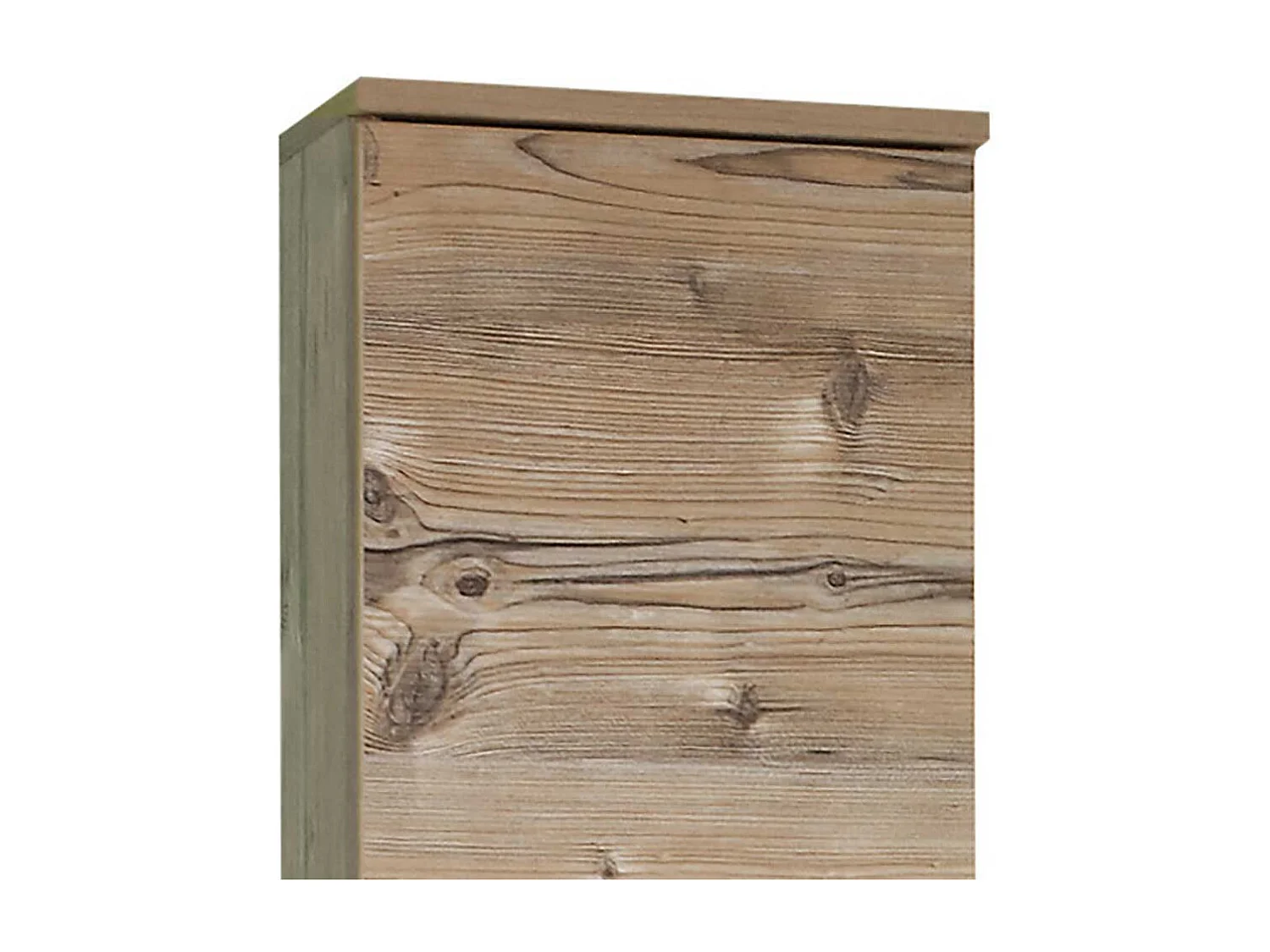 Badezimmer Oberschrank im Dekor Fichte Grau 30 cm breit