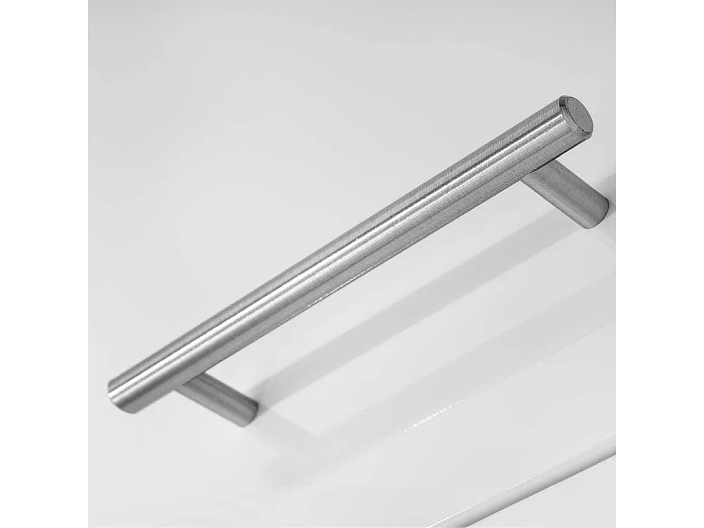 Bad Oberschrank in Weiß Hochglanz 2-türig