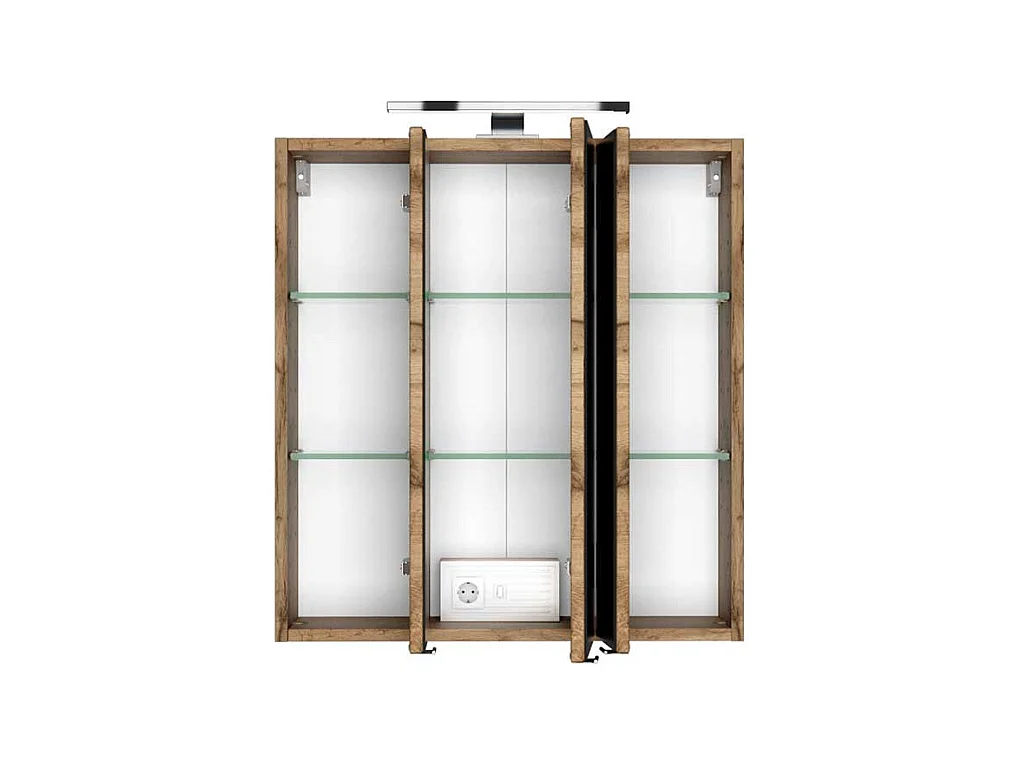 Badspiegelschrank in Wildeichefarben Made in Germany