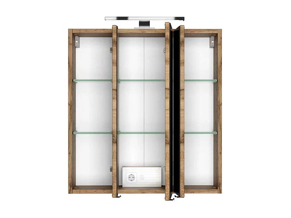 Badspiegelschrank in Wildeichefarben Made in Germany