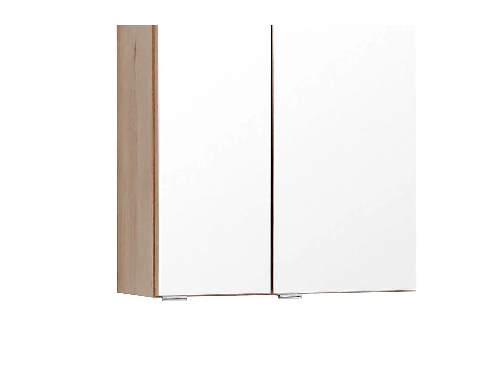 LED Spiegelschrank in Buche 80 cm breit