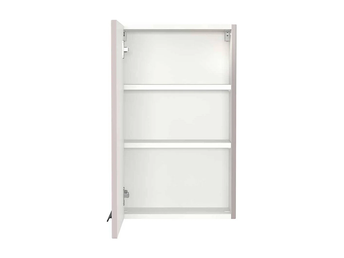 Badhängeschrank Hängeschrank Bad in Hellgrau mit Metallgriff