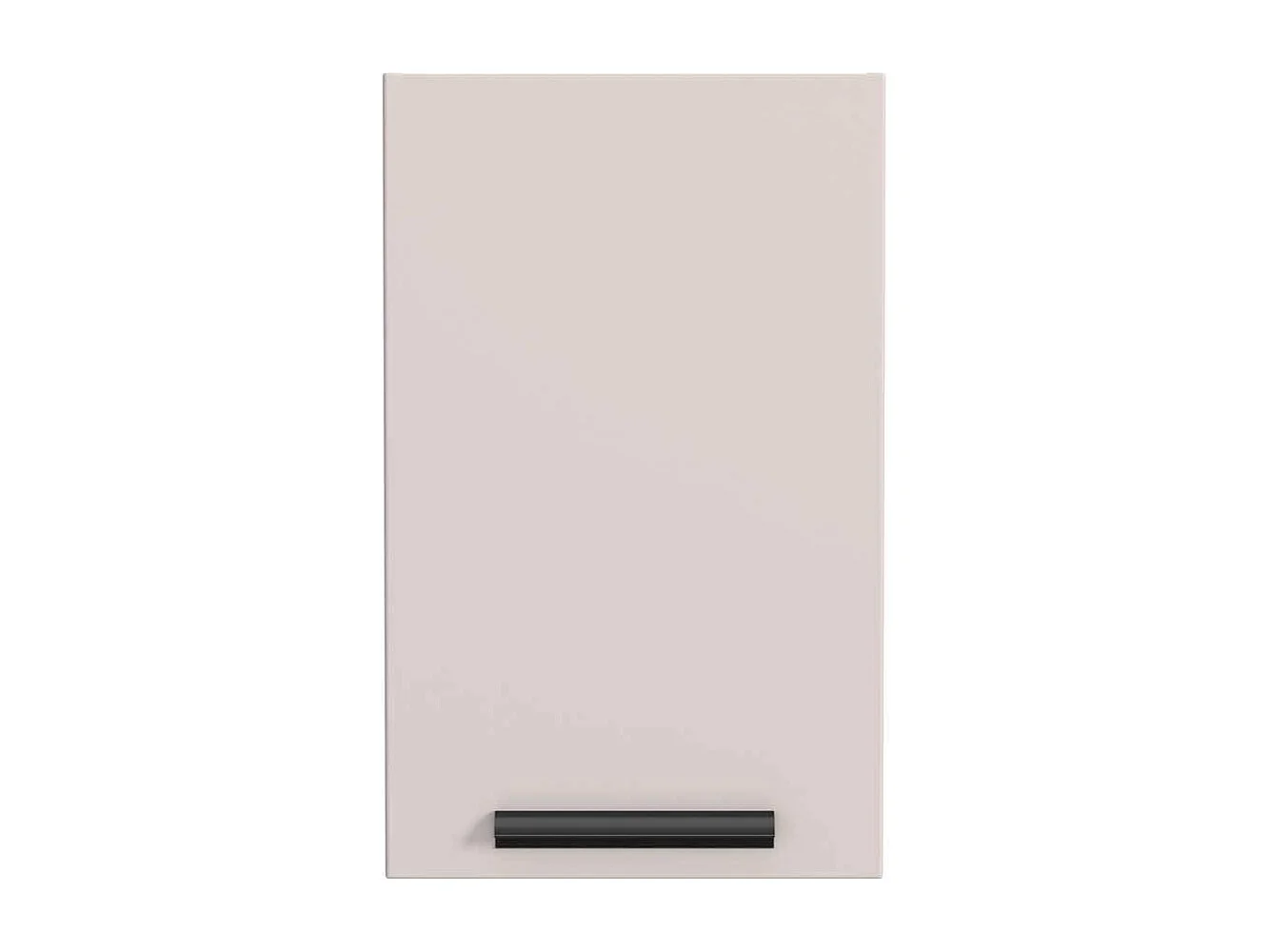 Badhängeschrank Hängeschrank Bad in Hellgrau mit Metallgriff