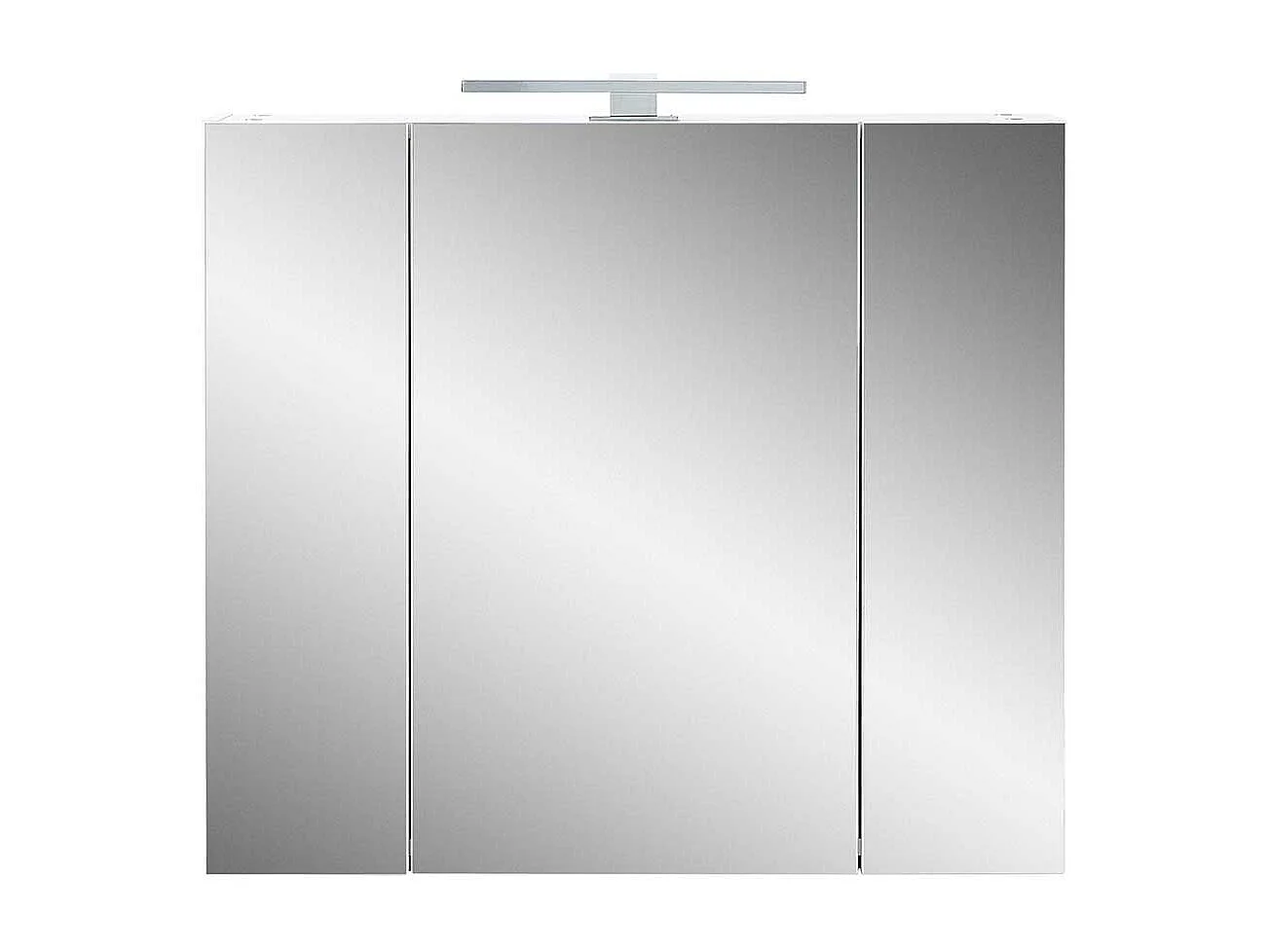 Bad Spiegelschrank mit LED Beleuchtung 3 türig