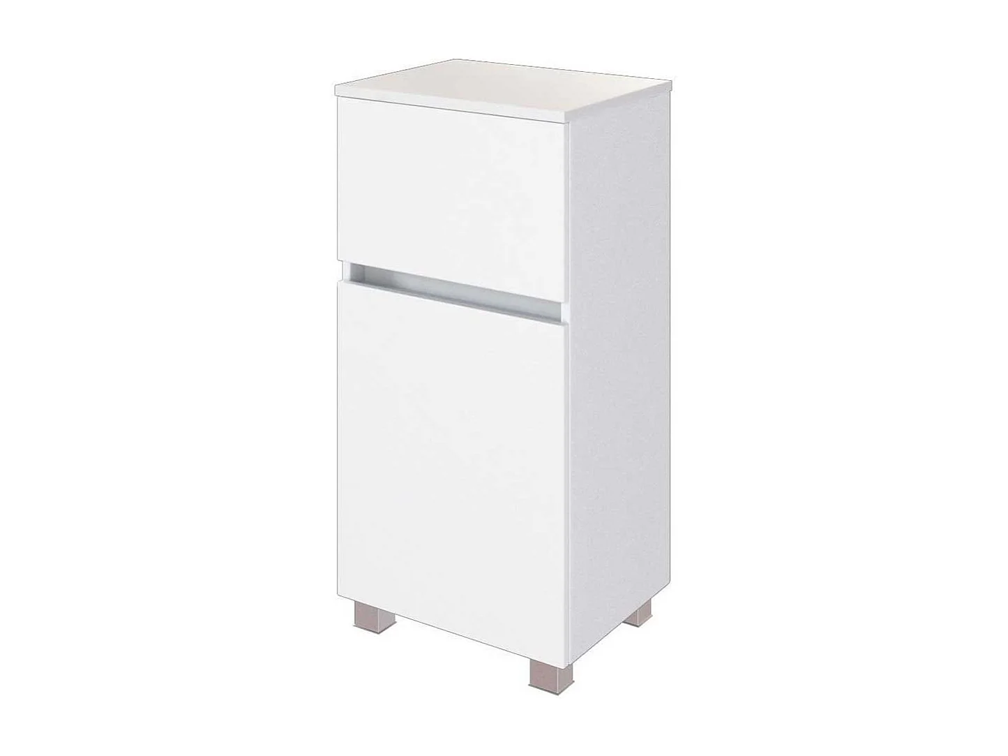 Badeschrank in Weiß Made in Germany