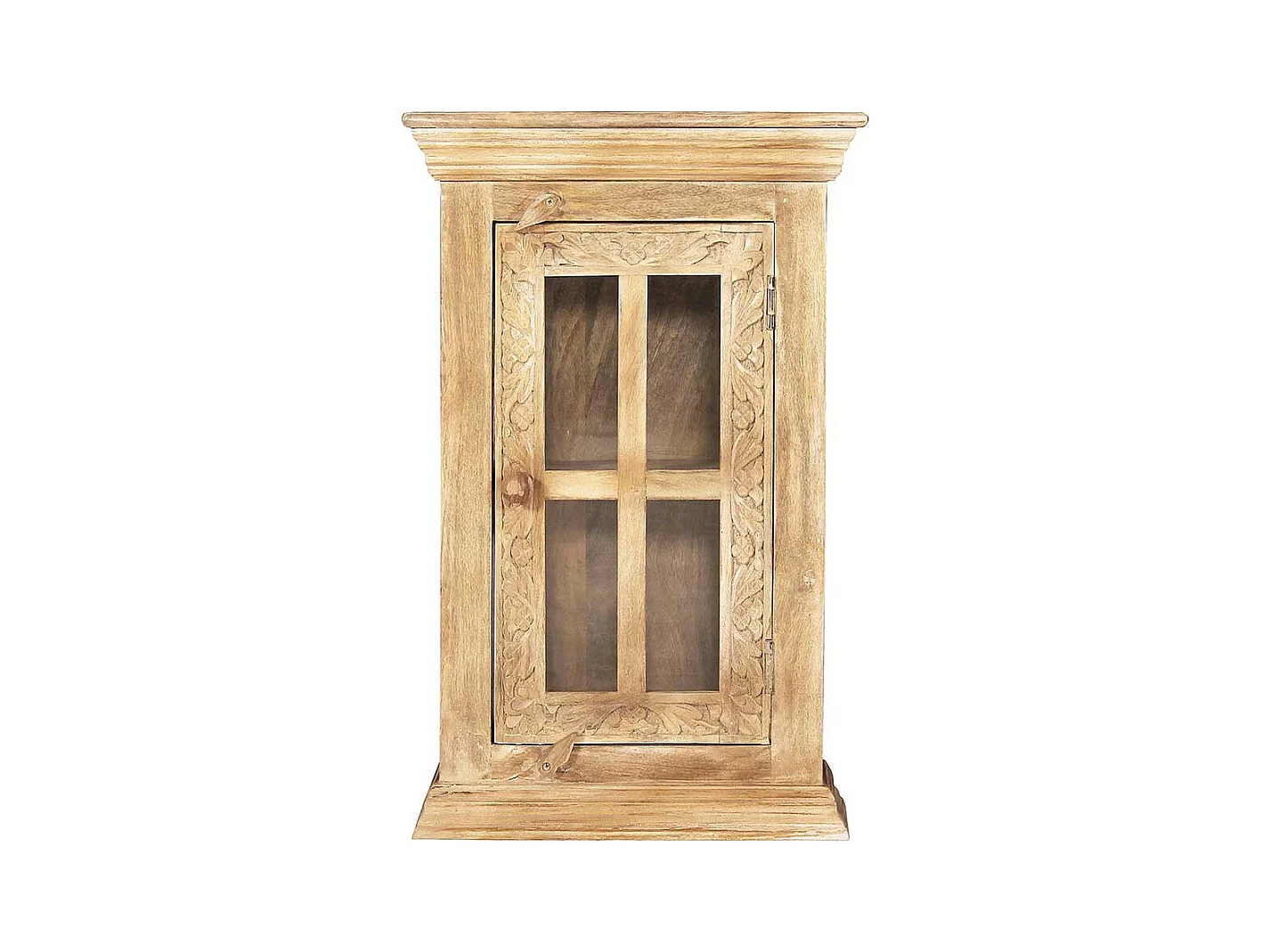 Bad Hängeschrank aus Mangobaum Massivholz handgearbeitet