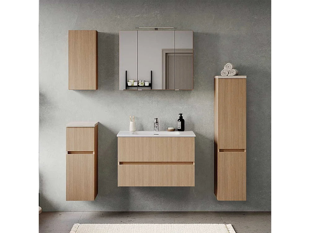 Badezimmer Spiegelschrank Badschrank 64 cm hoch - Made in Germany