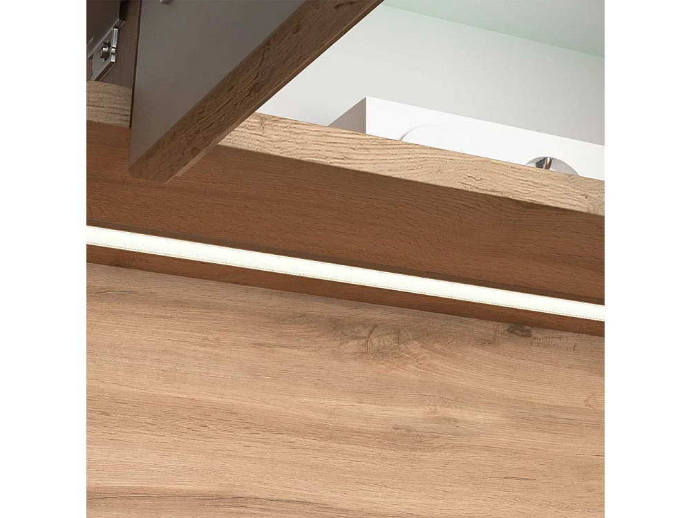 Spiegelschrank Bad im Landhausstil LED Beleuchtung