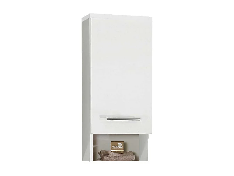 Bad Oberschrank mit offenem Fach Weiß