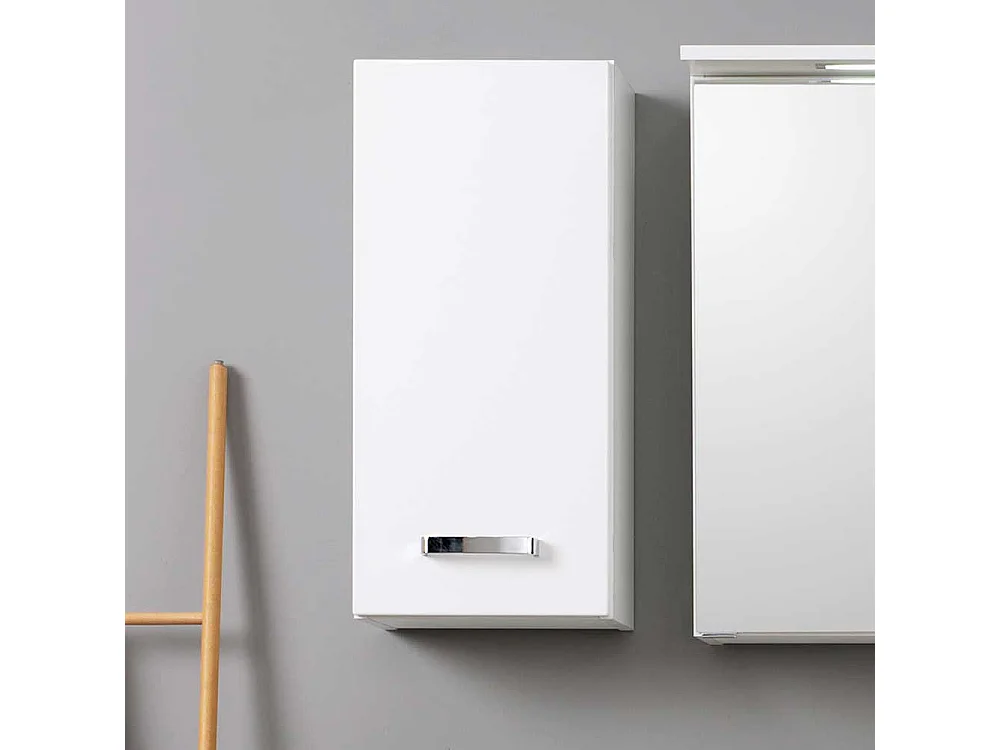 Hängeschränkchen für Bad Hochglanz Weiß