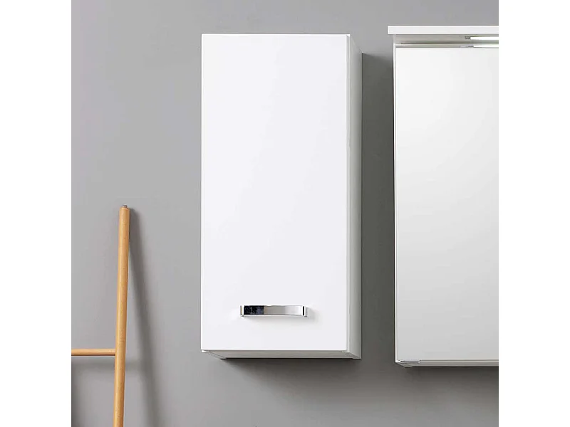 Hängeschränkchen für Bad Hochglanz Weiß