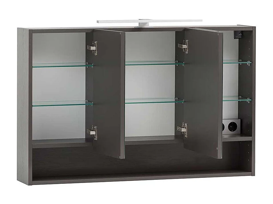 Badezimmer Spiegelschrank mit LED Beleuchtung 60 cm oder 100 cm breit