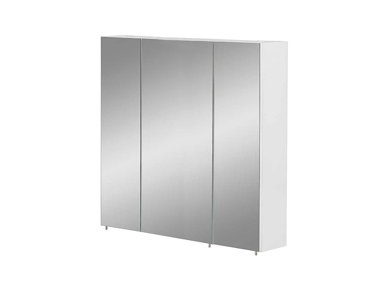 3 türiger Spiegelschrank in Weiß Made in Germany