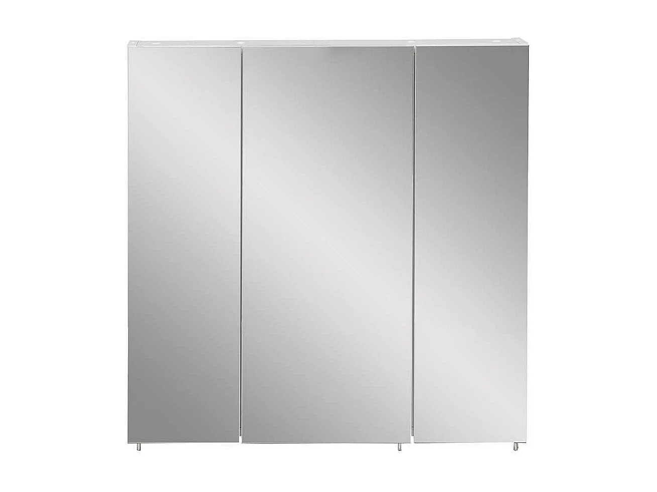 3 türiger Spiegelschrank in Weiß Made in Germany