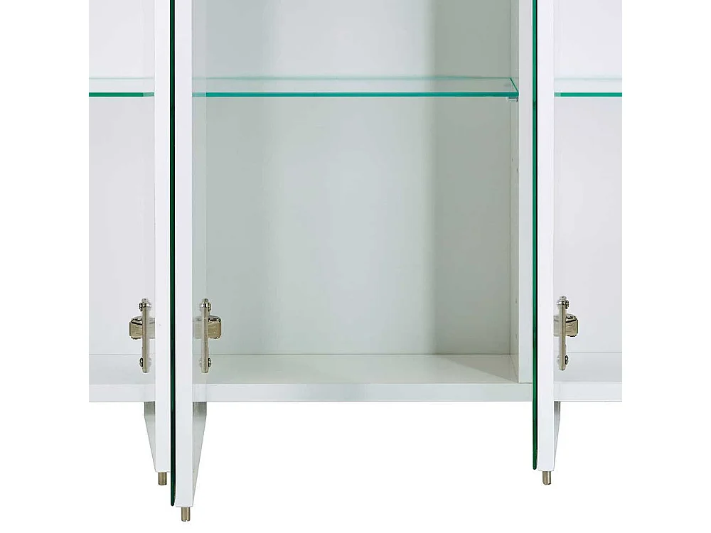 3 türiger Spiegelschrank in Weiß Made in Germany
