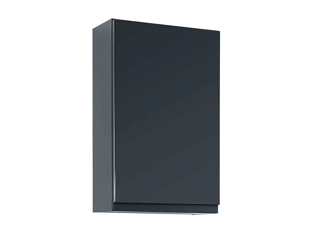 Bad Hängeschrank in Anthrazit Hochglanz 40 cm