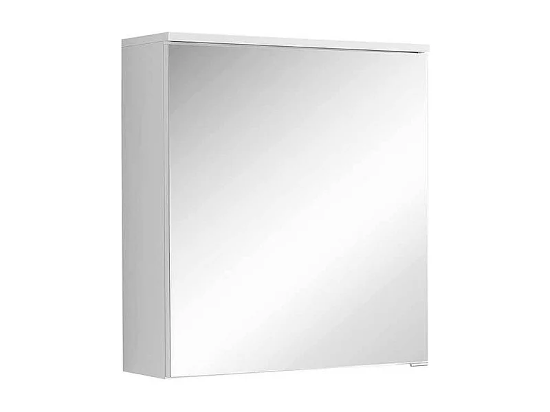 Badezimmer Spiegelschrank in Weiß einer Tür