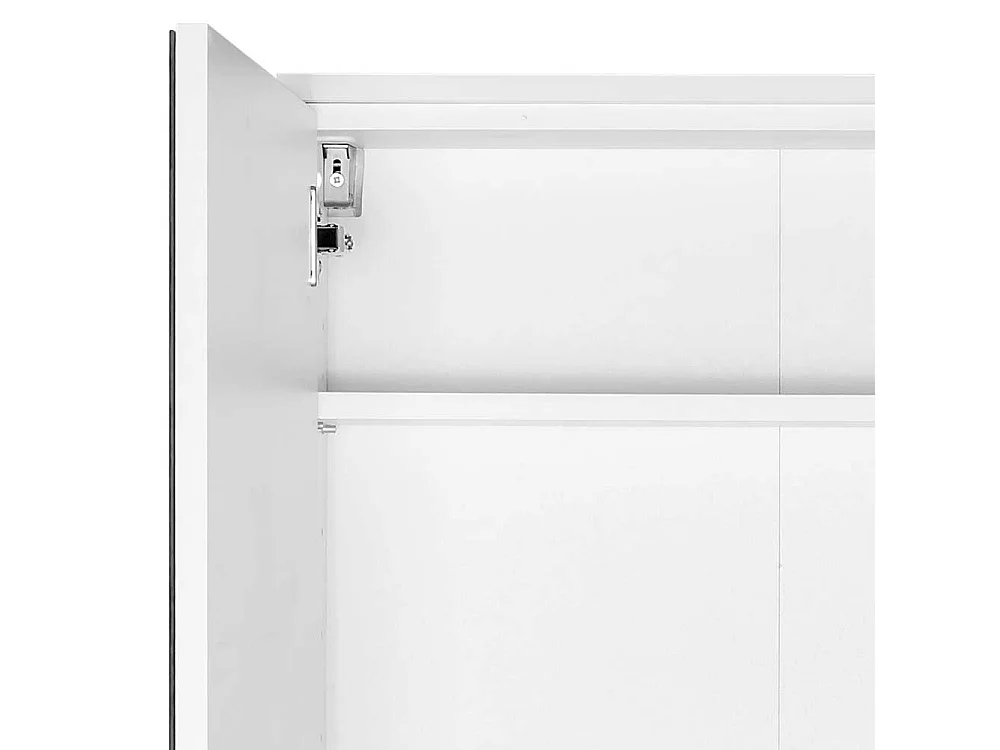 Badezimmer Spiegelschrank in Weiß einer Tür