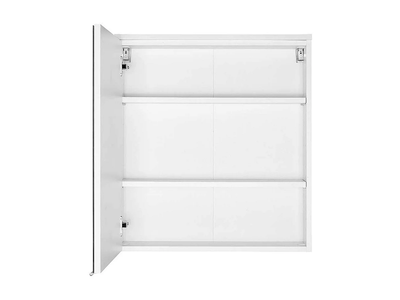 Badezimmer Spiegelschrank in Weiß einer Tür