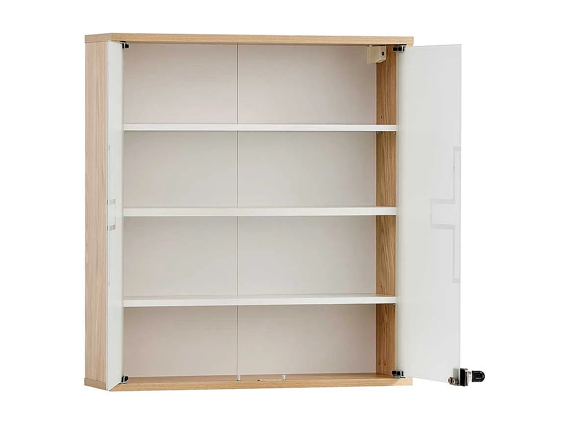 Medikamentenschrank mit Glastüren sicher abschließbar
