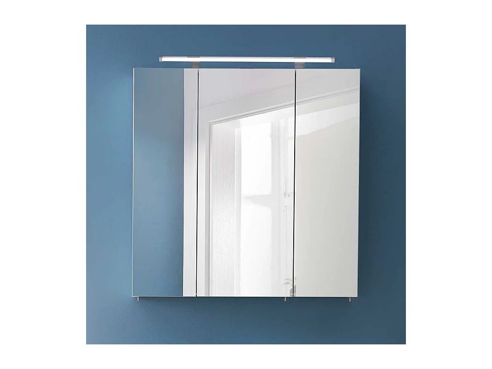 Spiegelschrank Bad weiss Made in Germany LED Beleuchtung