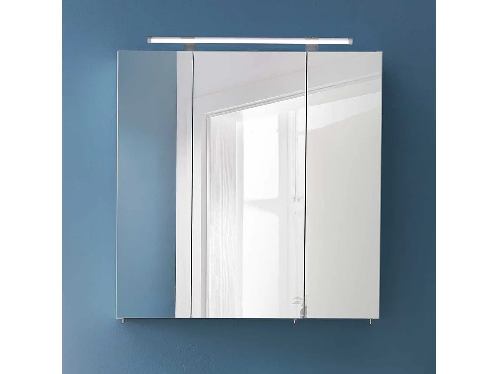 Spiegelschrank Bad weiss Made in Germany LED Beleuchtung