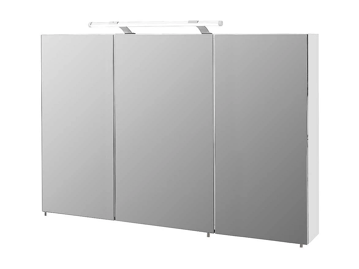 Spiegelschrank Bad weiss Made in Germany LED Beleuchtung