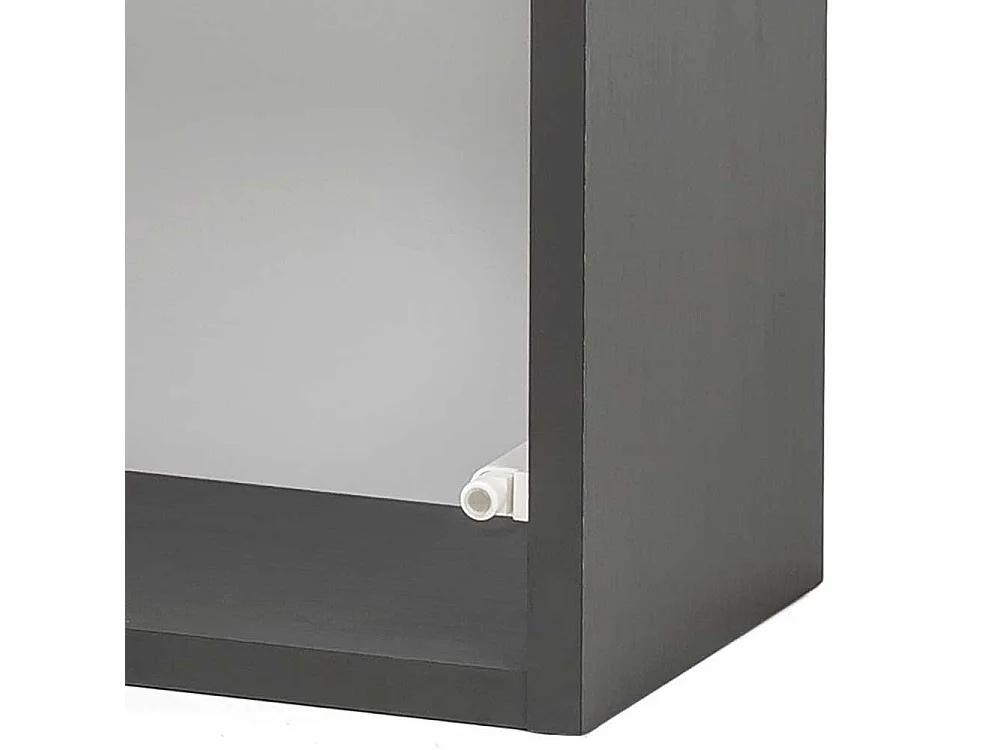 Bad Hängeschrank in Dunkelgrau 40 cm breit