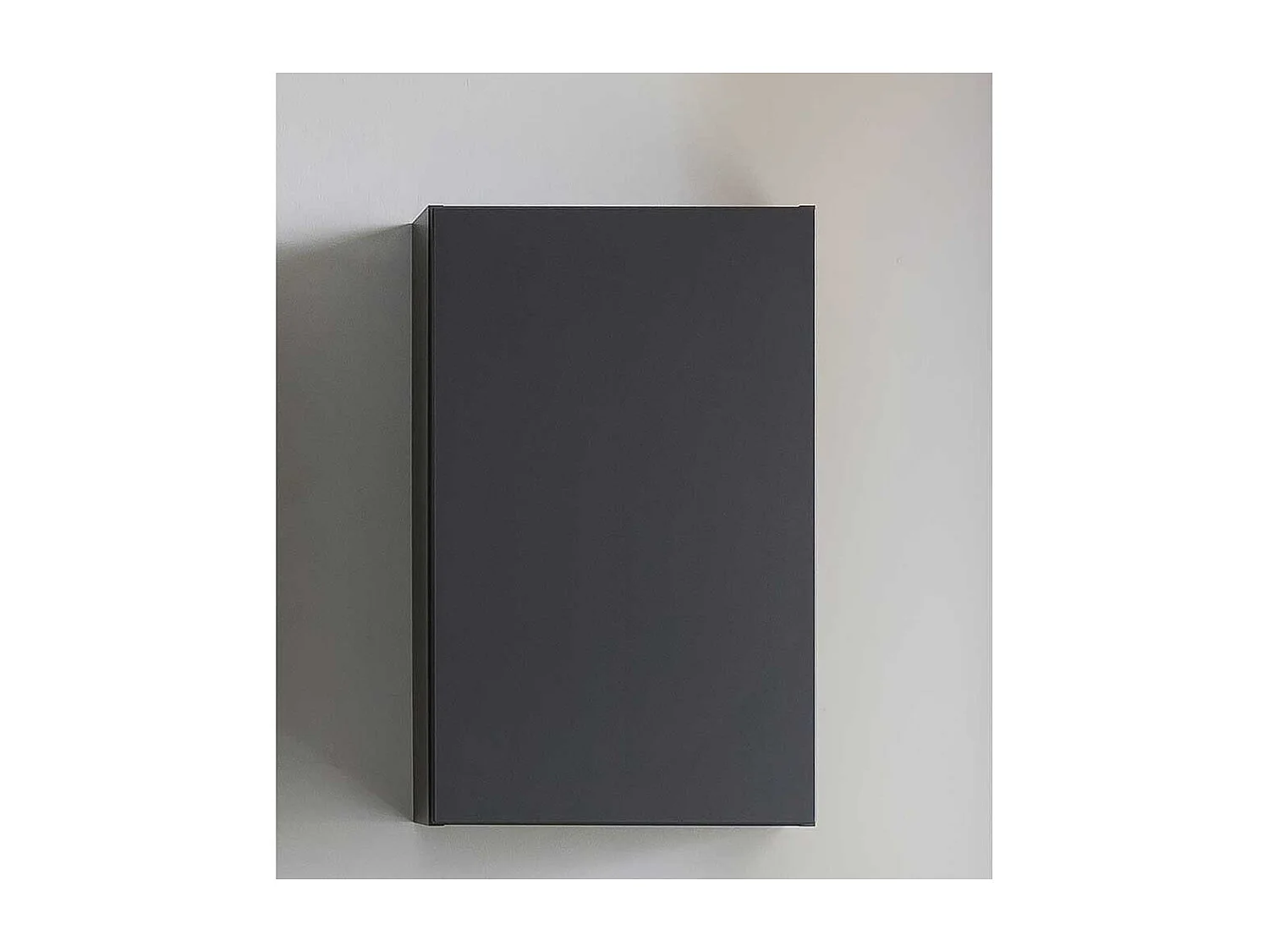 Bad Hängeschrank in Dunkelgrau 40 cm breit