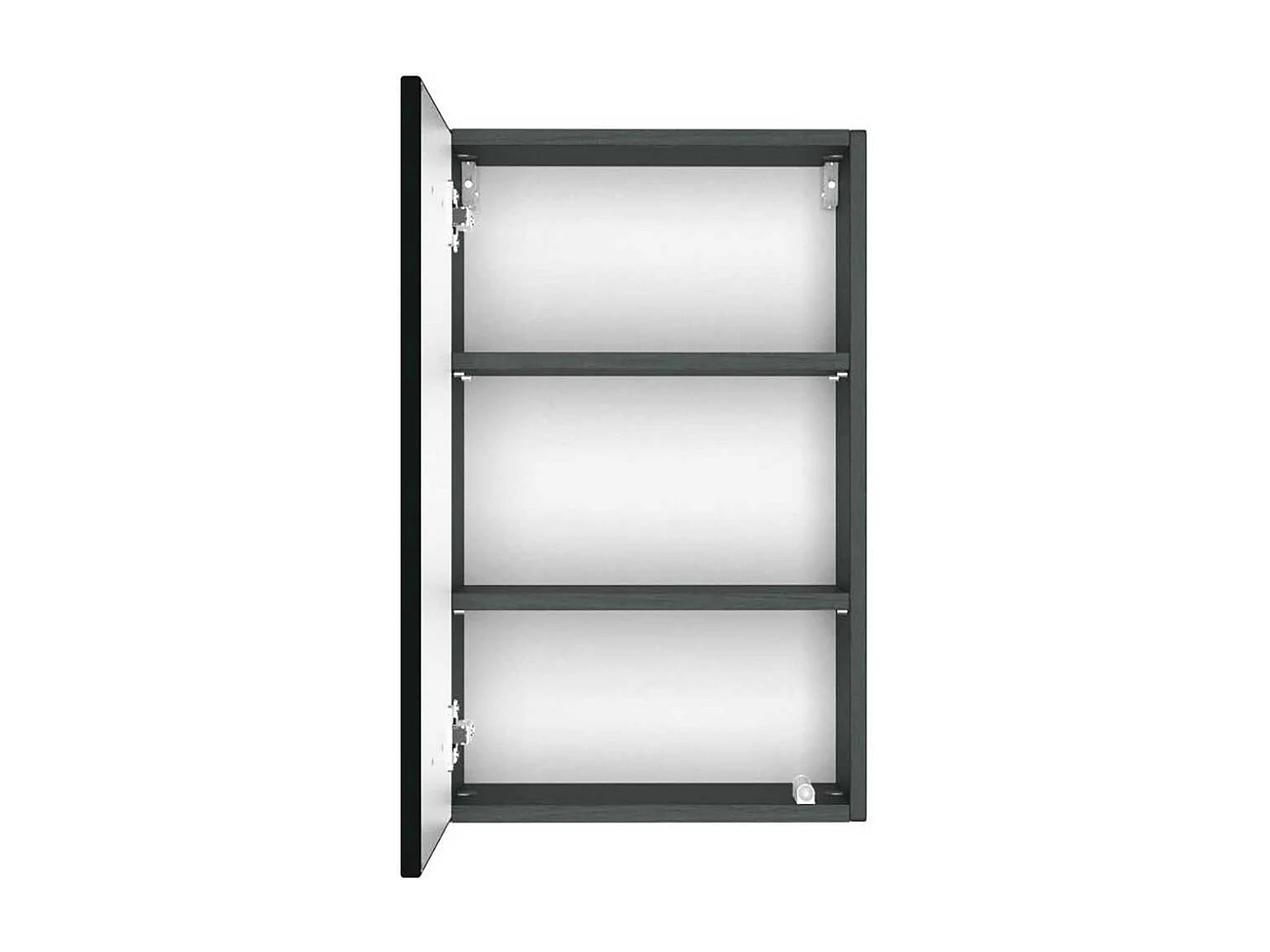 Bad Hängeschrank in Dunkelgrau 40 cm breit