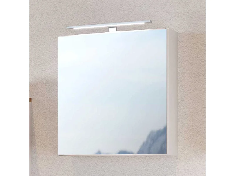 Badezimmer Spiegelschrank 1 türig Weiß