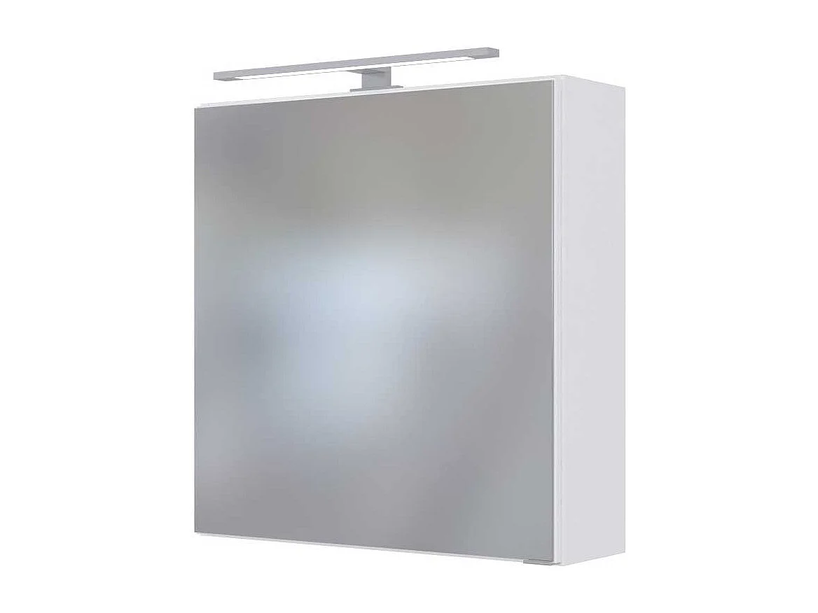 Badezimmer Spiegelschrank 1 türig Weiß