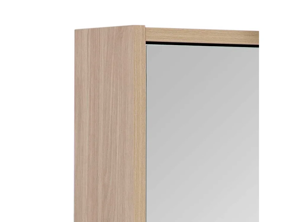 Badezimmer Spiegelschrank in Eiche hell 3 türig Made in Germany