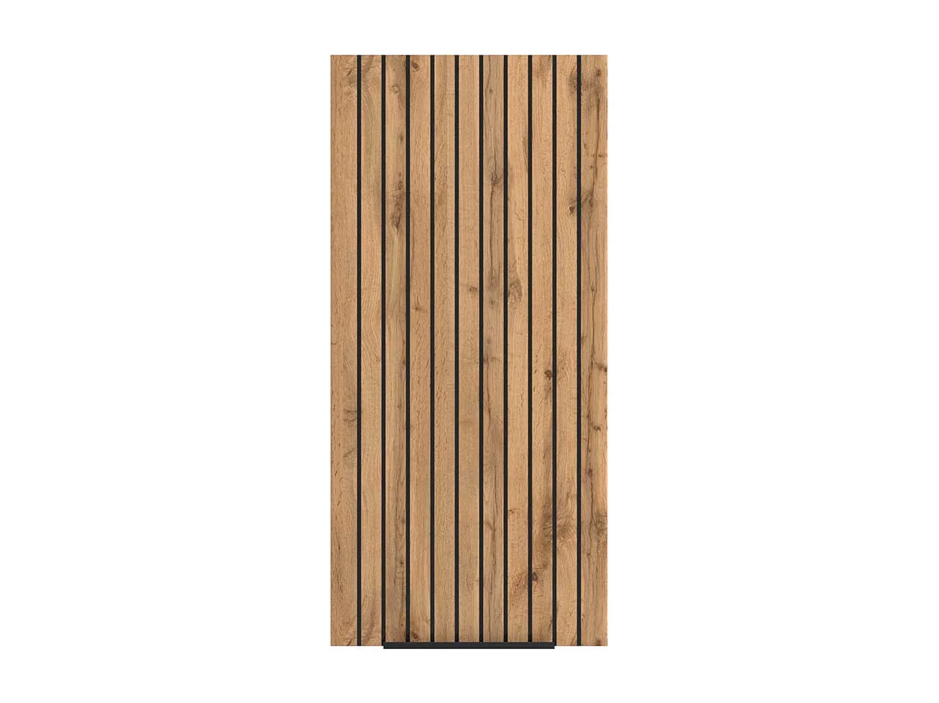 Bad Oberschrank in Wildeichefarben & Schwarz Made in Germany