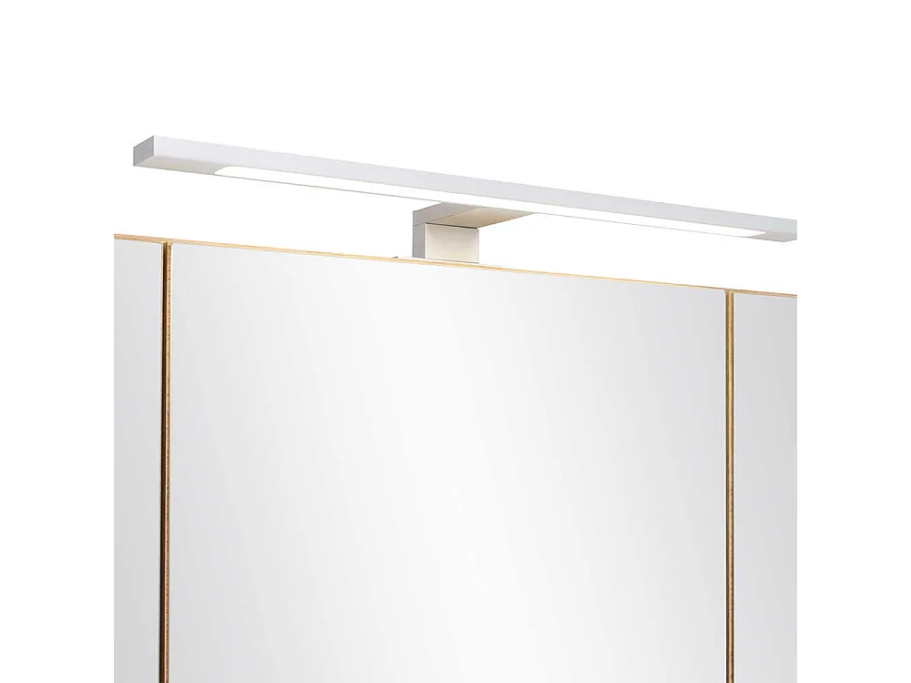 3D Badspiegelschrank in Wildeichefarben Made in Germany