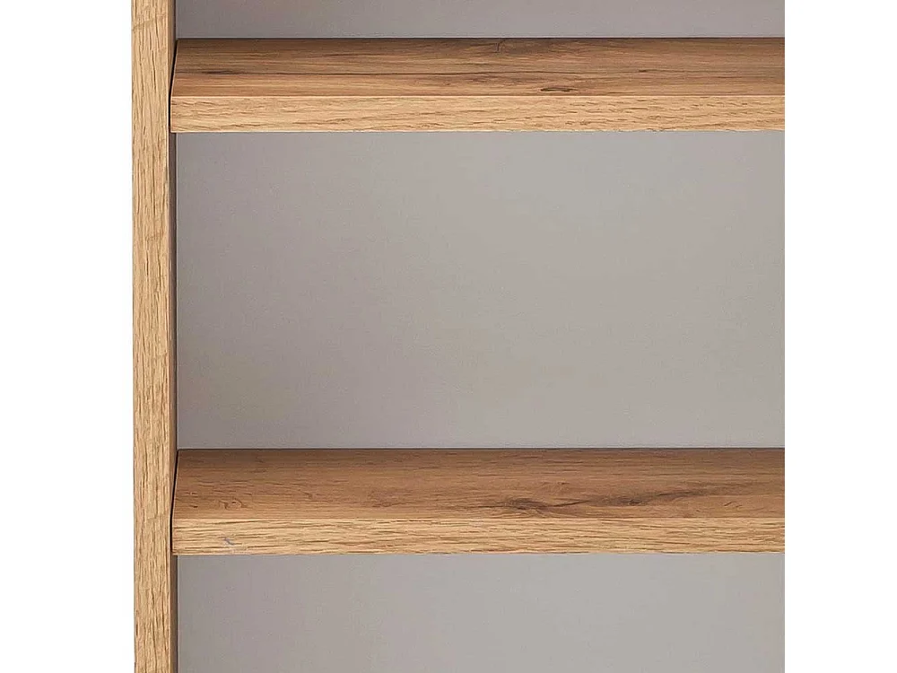 Badezimmerschrank Hängeschrank in Hellgrau mit Drehtür