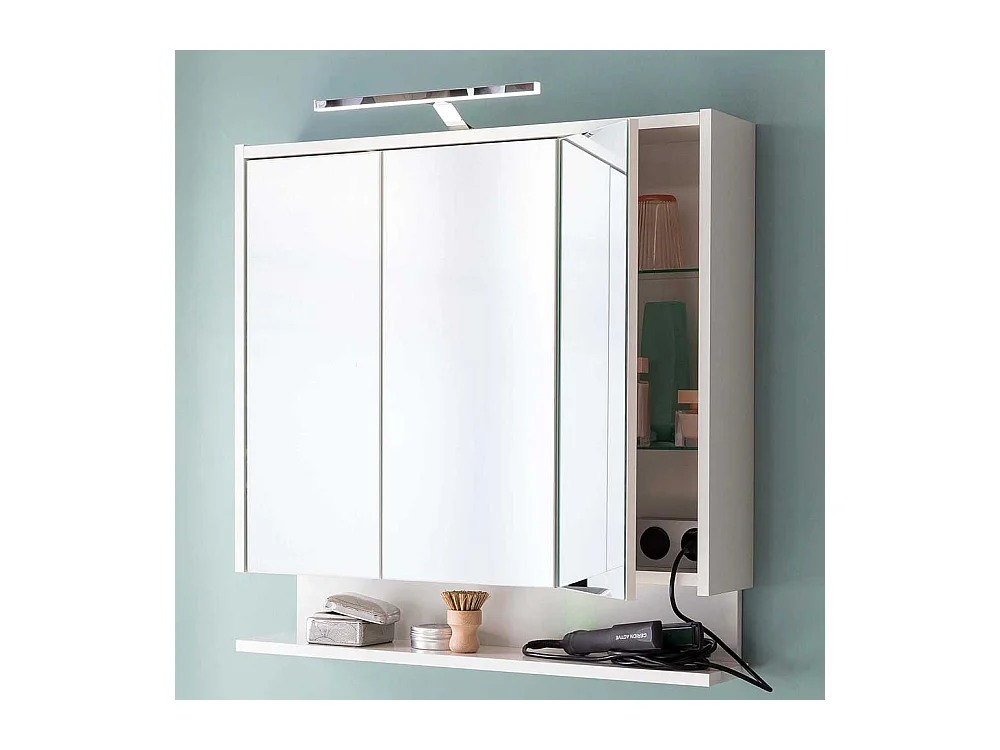 Spiegelschrank mit Ablage und LED Beleuchtung Made in Germany
