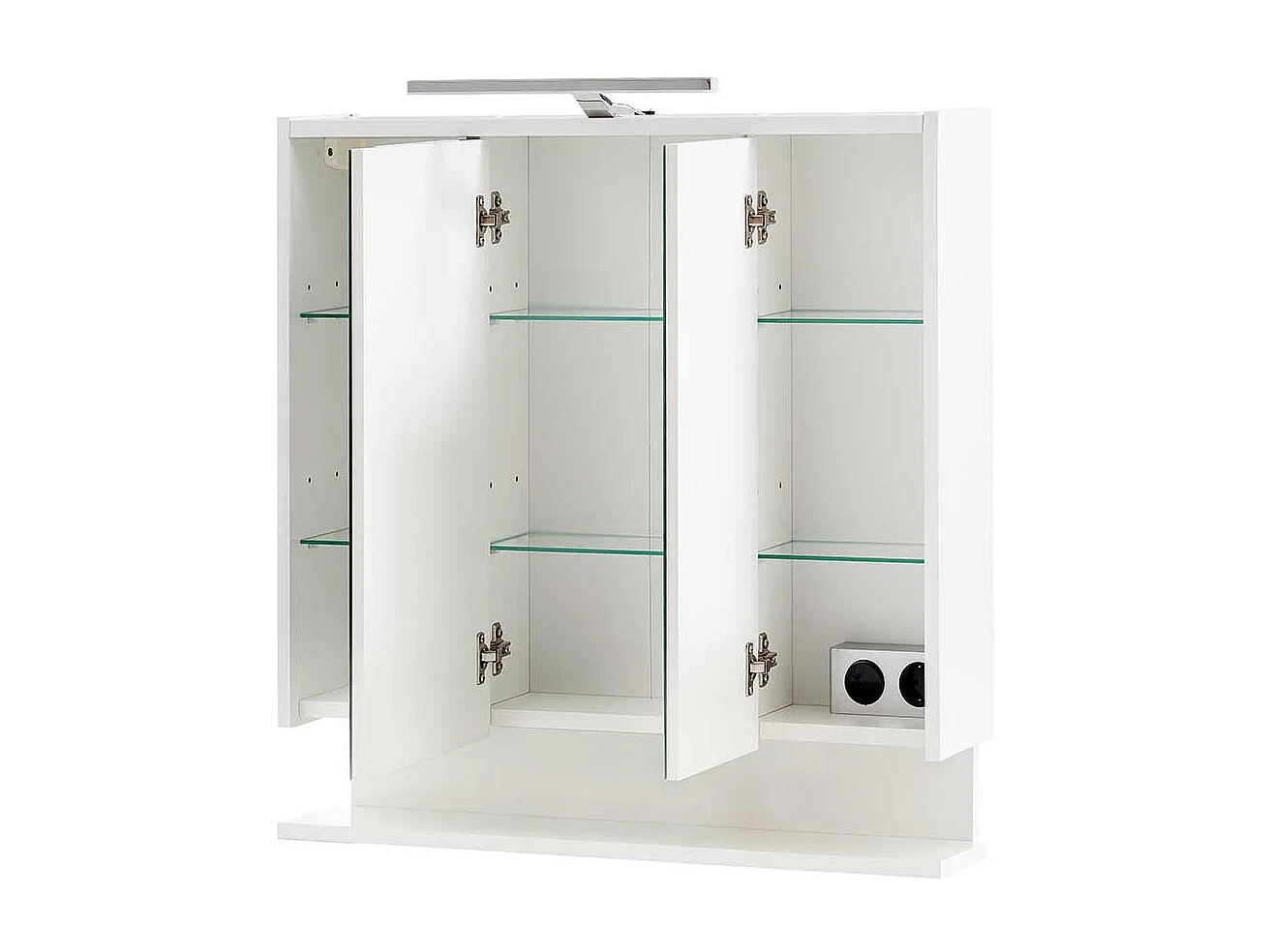 Spiegelschrank mit Ablage und LED Beleuchtung Made in Germany