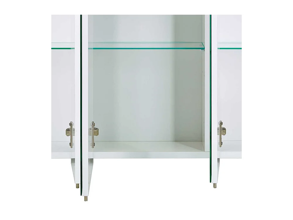 3 türiger Spiegelschrank in Weiß Made in Germany