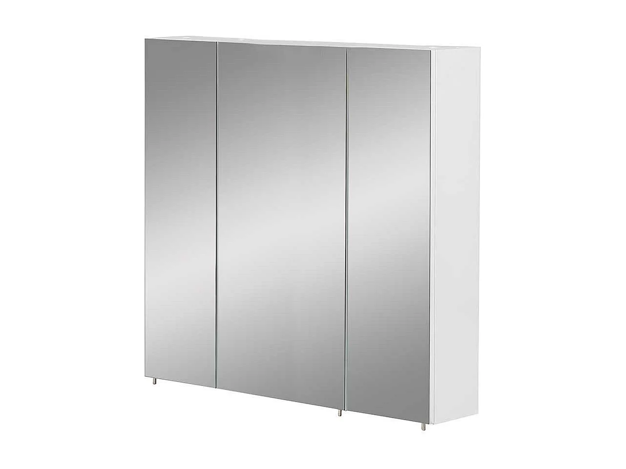 3 türiger Spiegelschrank in Weiß Made in Germany