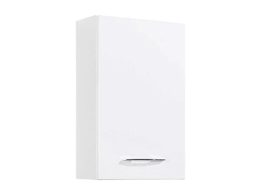 Badezimmer Hängeschrank in Hochglanz Weiß 40 cm