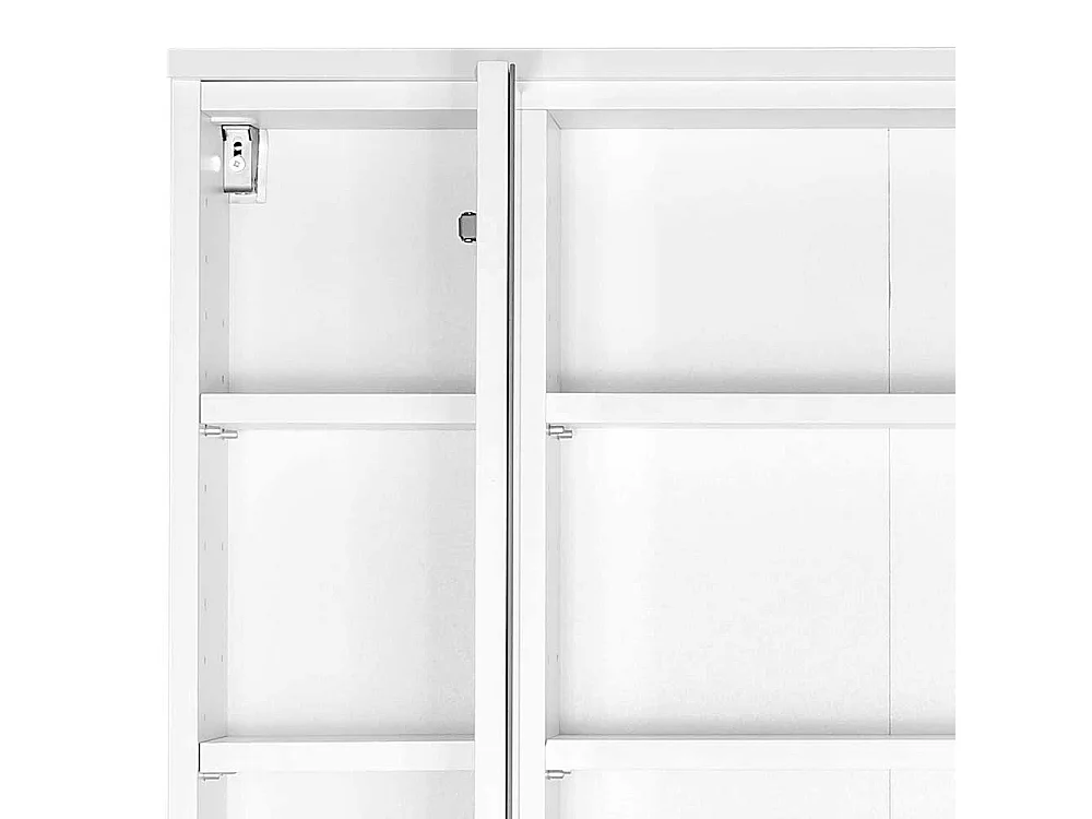 Badspiegelschrank in Weiß 3-türig