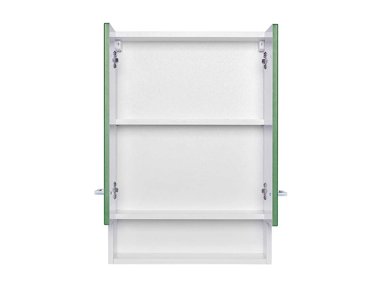 Bad Oberschrank in Grün und Weiß Made in Germany