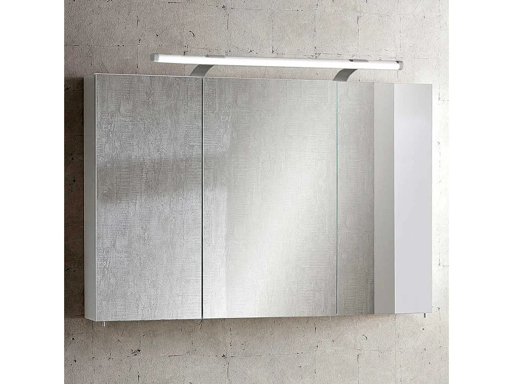 Spiegelschrank Bad weiss Made in Germany LED Beleuchtung