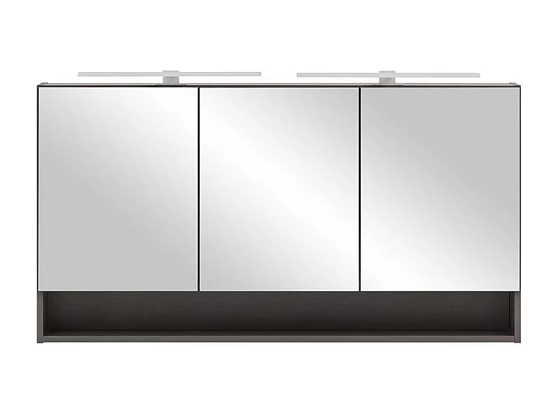 Großer Spiegelschrank mit LED Beleuchtung 120 cm breit