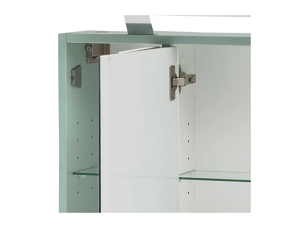 Badezimmer Spiegelschrank in Mintgrün 70 cm breit