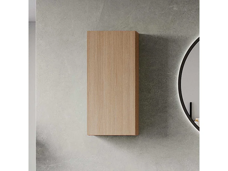 Badezimmerschrank Wandschrank für die Wandmontage in Eiche hell