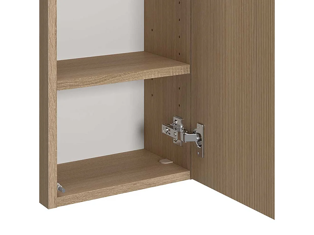 Badezimmerschrank Wandschrank für die Wandmontage in Eiche hell