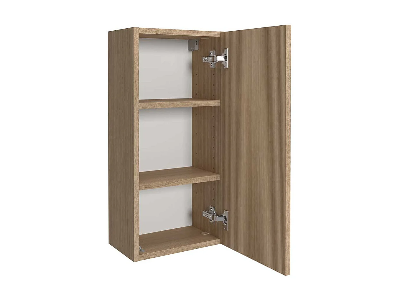 Badezimmerschrank Wandschrank für die Wandmontage in Eiche hell