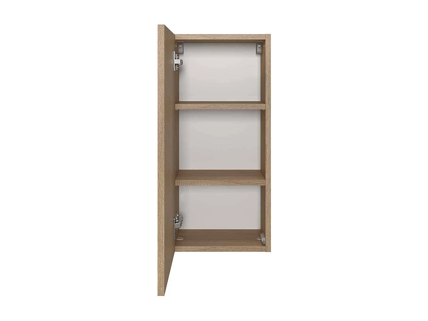 Badezimmerschrank Wandschrank für die Wandmontage in Eiche hell